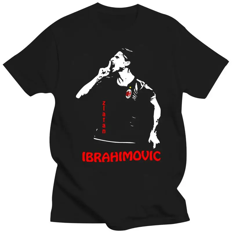Мужская одежда новая футболка Ibrahimovic Ibra Милан Zlatan Maglietta Maglia Uomo Donna Man Women |