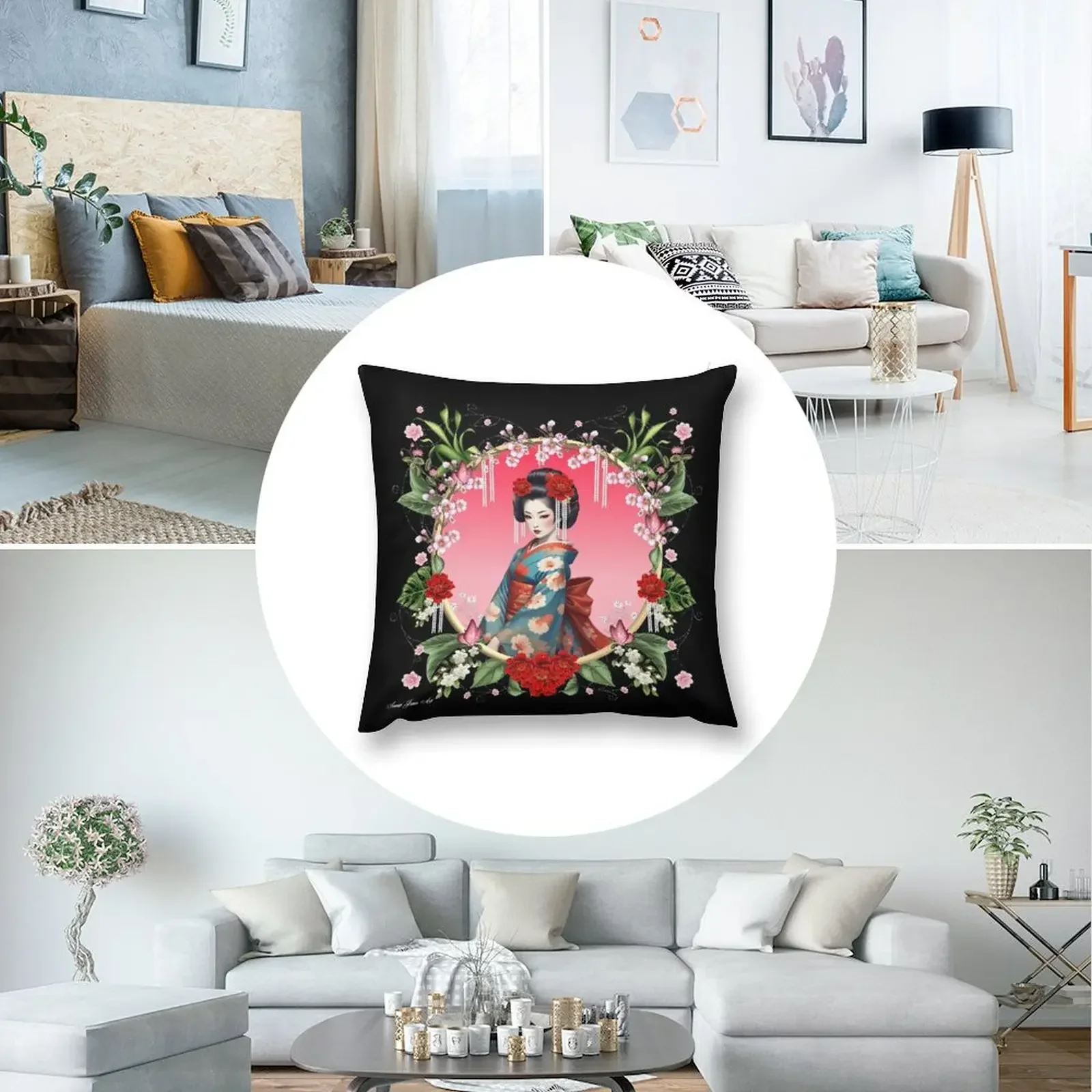 Декоративная наволочка Geshia PRINTED