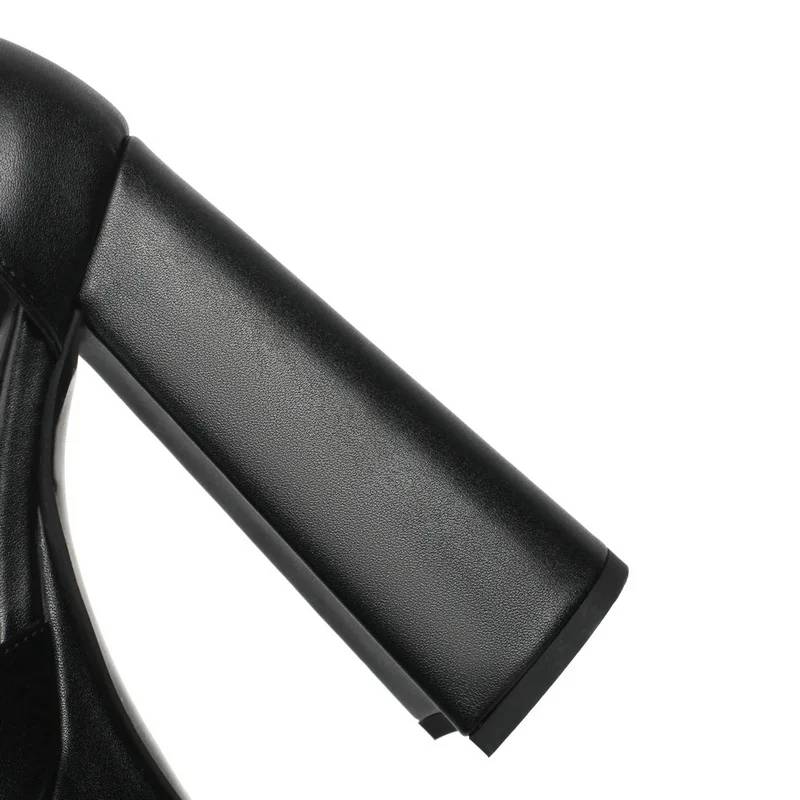 Женские туфли-лодочки на высоком каблуке из искусственной кожи