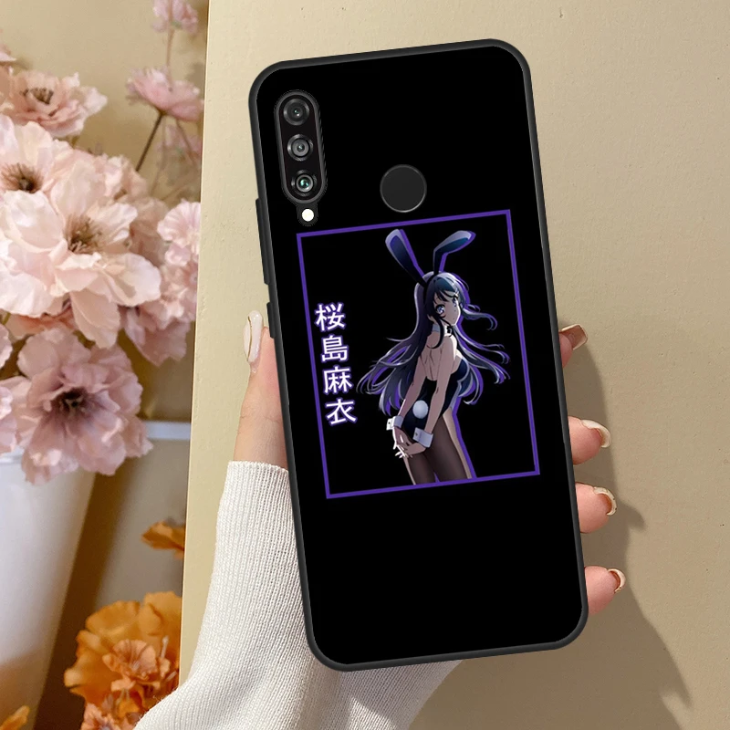 Чехол аниме Mai Sakurajima для Huawei P30 Lite P40 P20 P50 Pro Nova 5T P Smart 2019 чехол Honor 50 10i 8X |