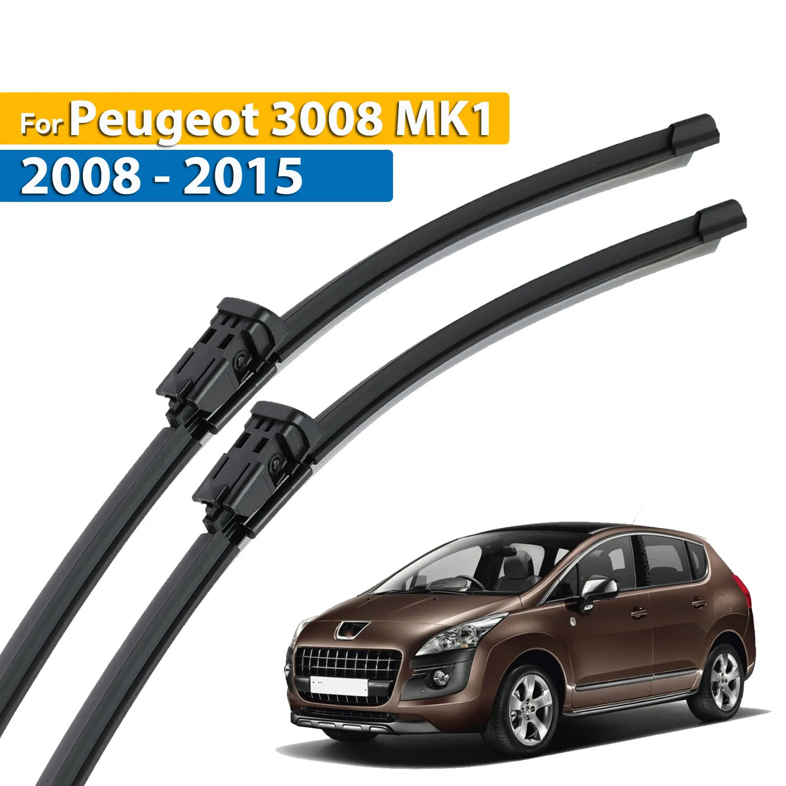 

Стеклоочиститель Erick's LHD, передние щетки стеклоочистителя для Peugeot 3008 MK1 2008-2015, лобовое стекло, щетки для очистки окон, дождя 30 "+ 28"