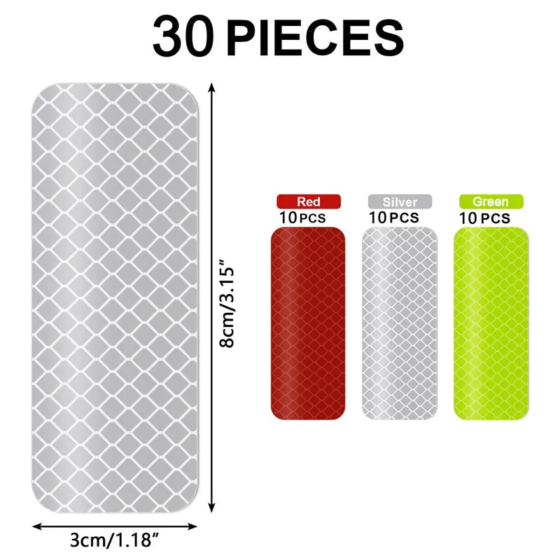 

Светоотражающие наклейки, светоотражающая лента высокой видимости, водонепроницаемые светоотражающие полосы, защитная светоотражающая лента для автомобиля, велосипеда, шлема