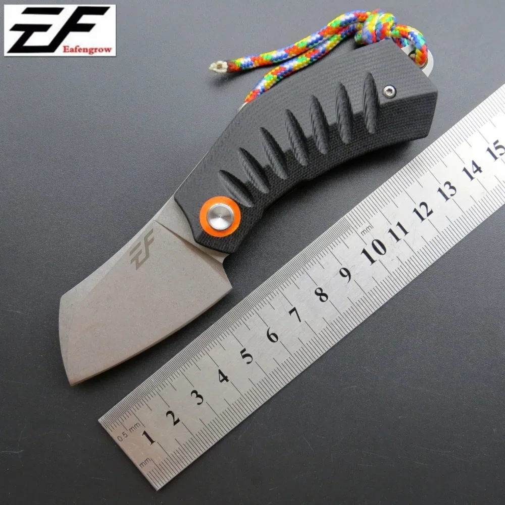 Фото Eafengrow EF85 58-60HRC D2 Blade G10 Ручка Складной нож Выживание Инструмент для кемпинга Охотничий карманный нож Тактический edc уличный инструмент №2