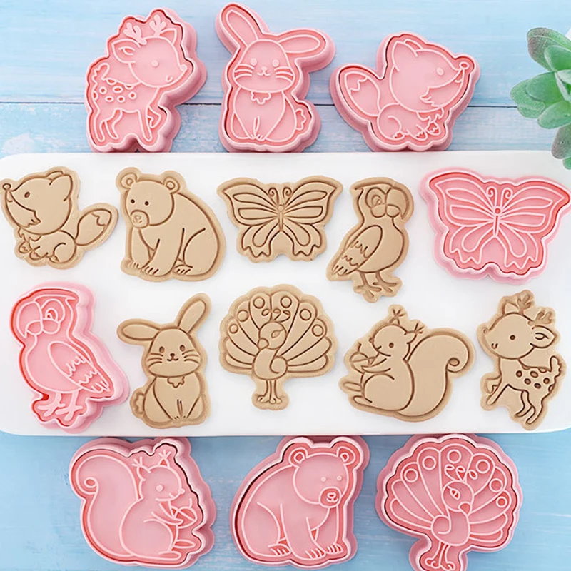 DIY формочка для печенья джунгли сафари животные Единорог тема печенье