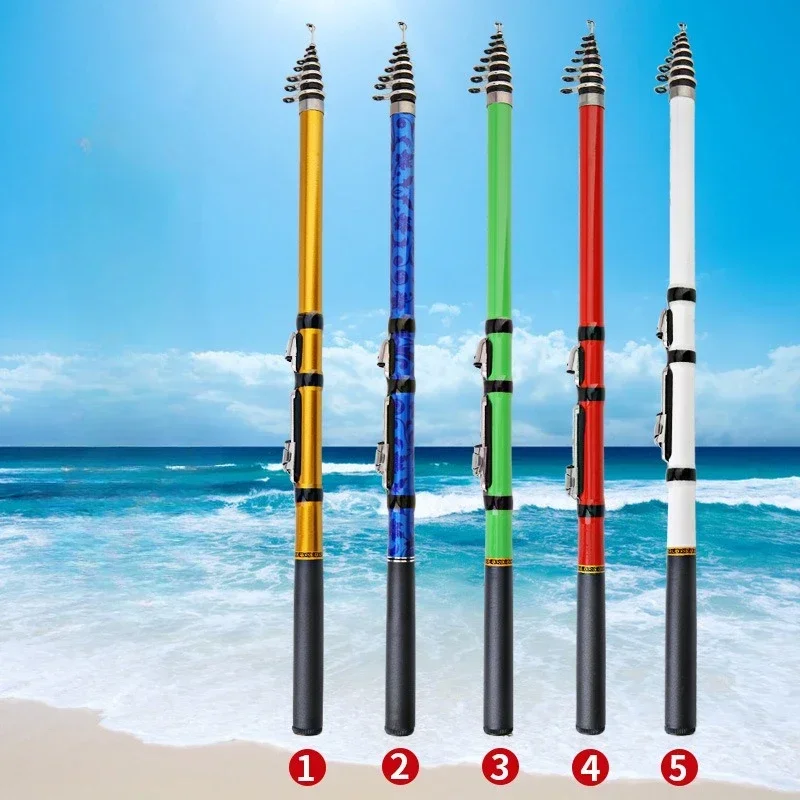 Телескопическая удочка спиннинговая кормушка для карпа Pesca из углеродного