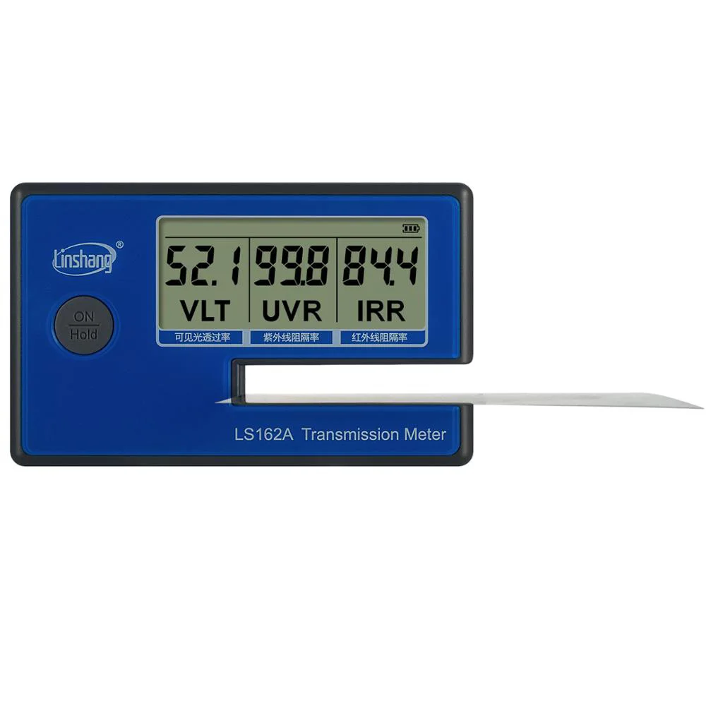 

LS162A Handheld Window Film Transmission Meter with 1400nm IR rejection UV blocking rate Visible light transmittance