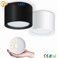 surface mounted 5w 7w 9w 12w 15w 18w black white led downlight ceiling lamp led spot light ceiling fixture lighting indoor light