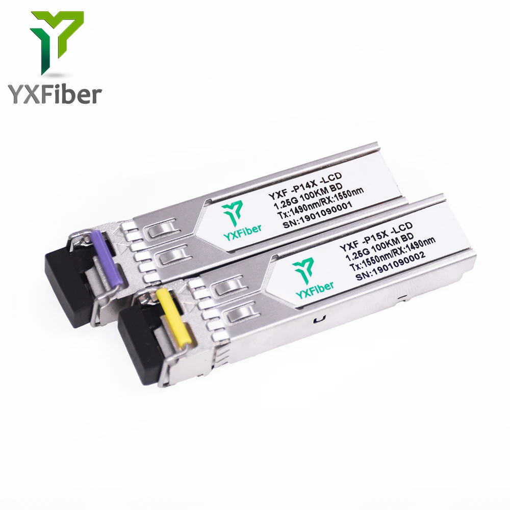 

1.25G BIDI 100km 1490nm/1550nm LC/SC Connector SFP Transceiver SFP 100km BIDI