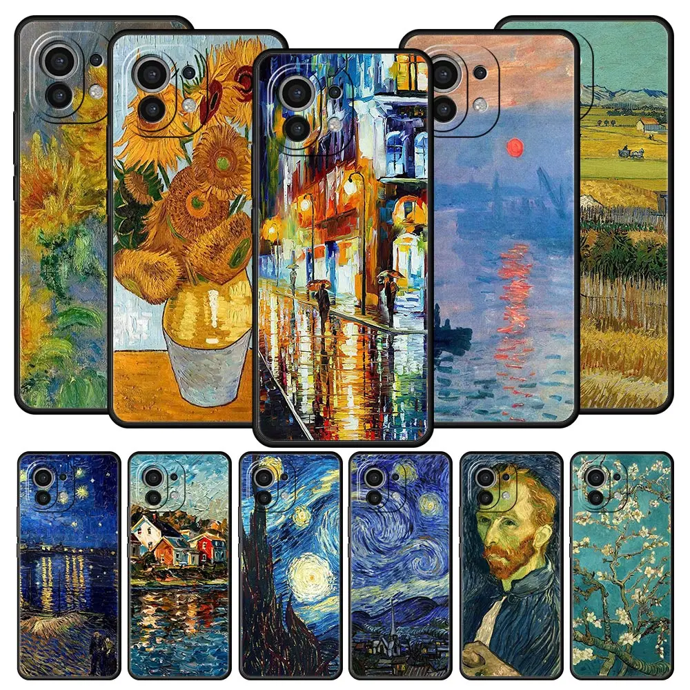 

Phone Case For Xiaomi 13 12 11 Lite 12T 11T 10T 9T Mi Poco M4 M3 X4 X3 Pro F4 F3 GT 5G Cover Shell Coque Van Gogh Oil Painting