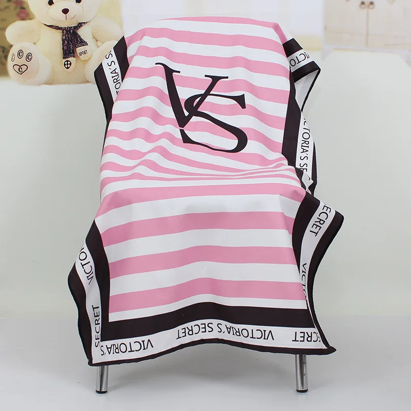 Пляжное полотенце Хлопковое одеяло для бассейна Креативная печать мягкое банное