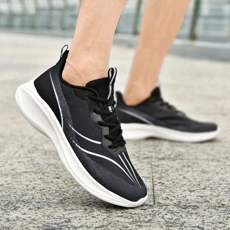 Кроссовки мужские спортивные Вулканизированная подошва эластичные