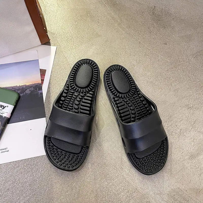 

Шлепанцы мужские флисовые, домашние сандалии на ремешке, Нескользящие, повседневная обувь для тенниса, дизайнерские люксовые, с аниме рисун...