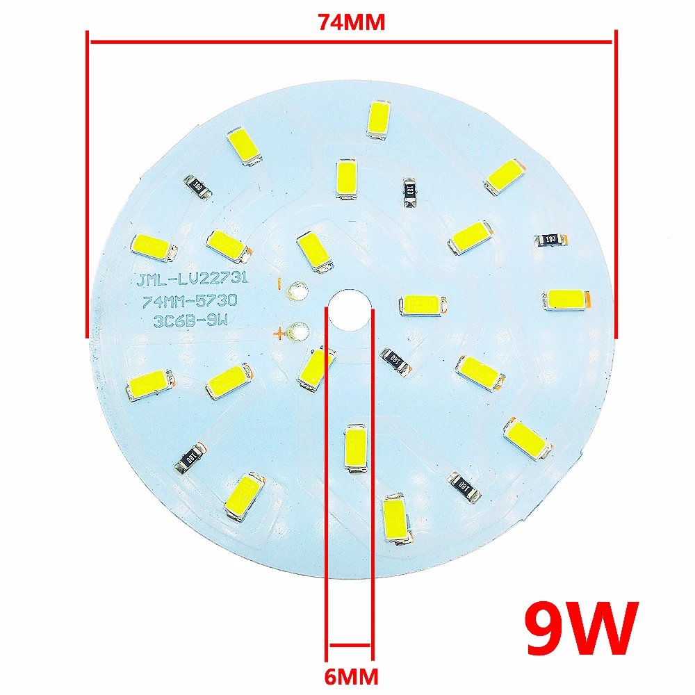 

Светодиодный модуль QINGYING 12В 5730 3-45Вт холодный/теплый белый