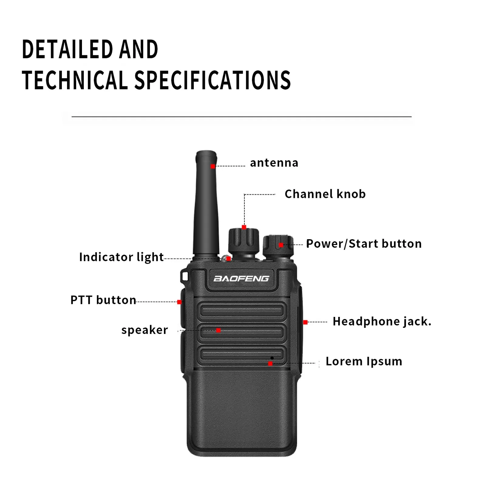 2021 Baofeng Walkie Long Battery Life Talkie BF-V8 Strong Penetrating Portable Two Way Radio Birthday Children For Camping/Hotel