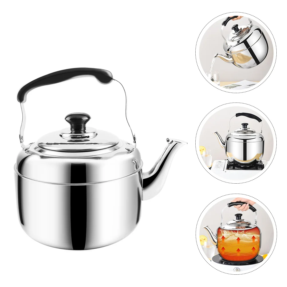 

Kettle Tea Water Whistling Teapot Stovetop Steel Stainless Pot Boiling Stove Boiler Coffee Whistle Heating Japanese Camping