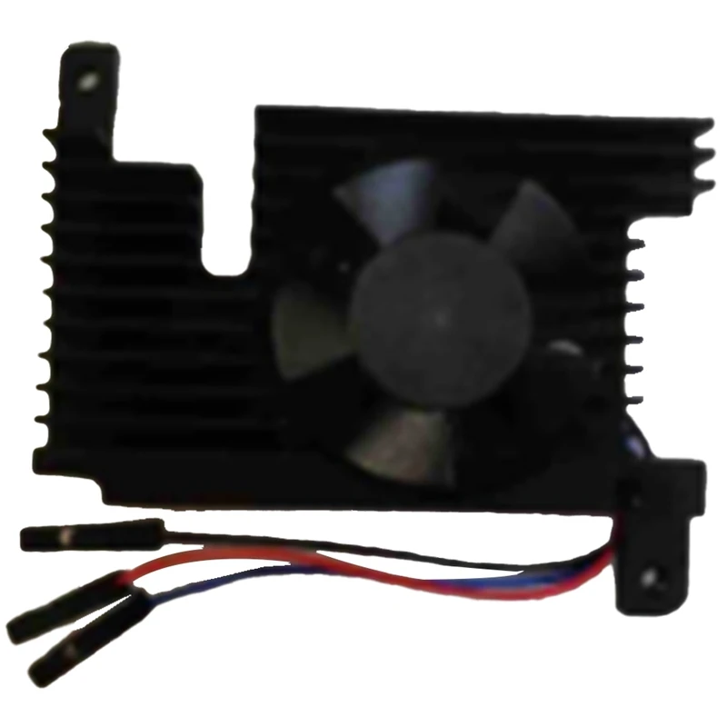 

For Raspberry Pi 4 Aluminum Alloy Radiator Raspberry Pi4 Generation 4B Protective Case Cooling Fan