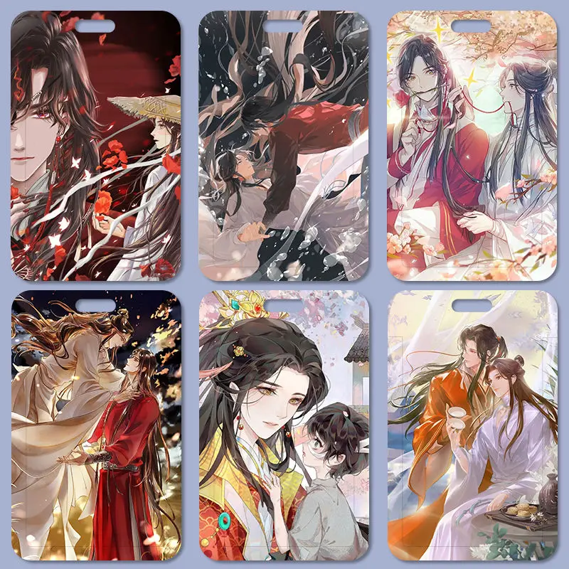

Tian Guan Ci Fu Card Cover Animation Derivatives Anime Hua Cheng Xie Lian Toy Figures Print Creative Cosplay Accessories Gifts