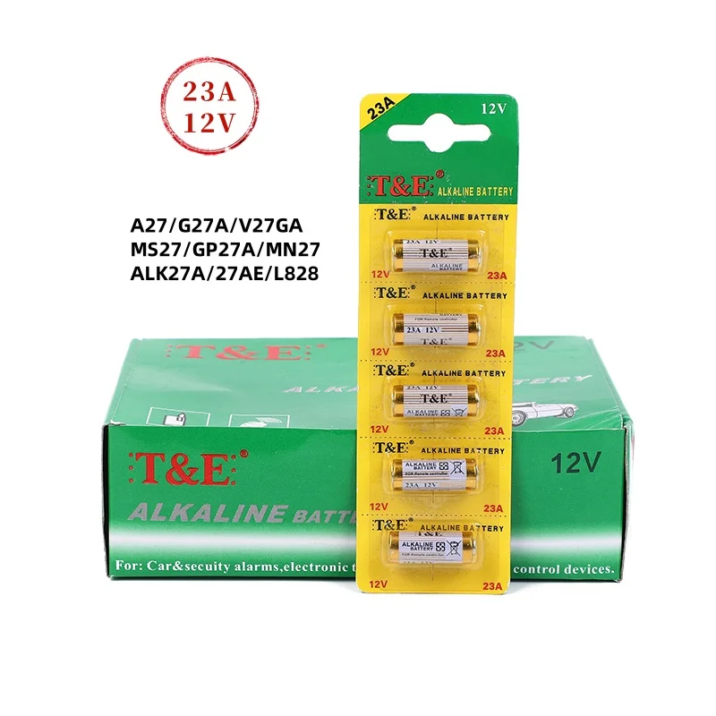 5-60 шт. 23A 12V Батарея A23 Щелочные батарейки E23A 23GA A23S для дистанционного управления