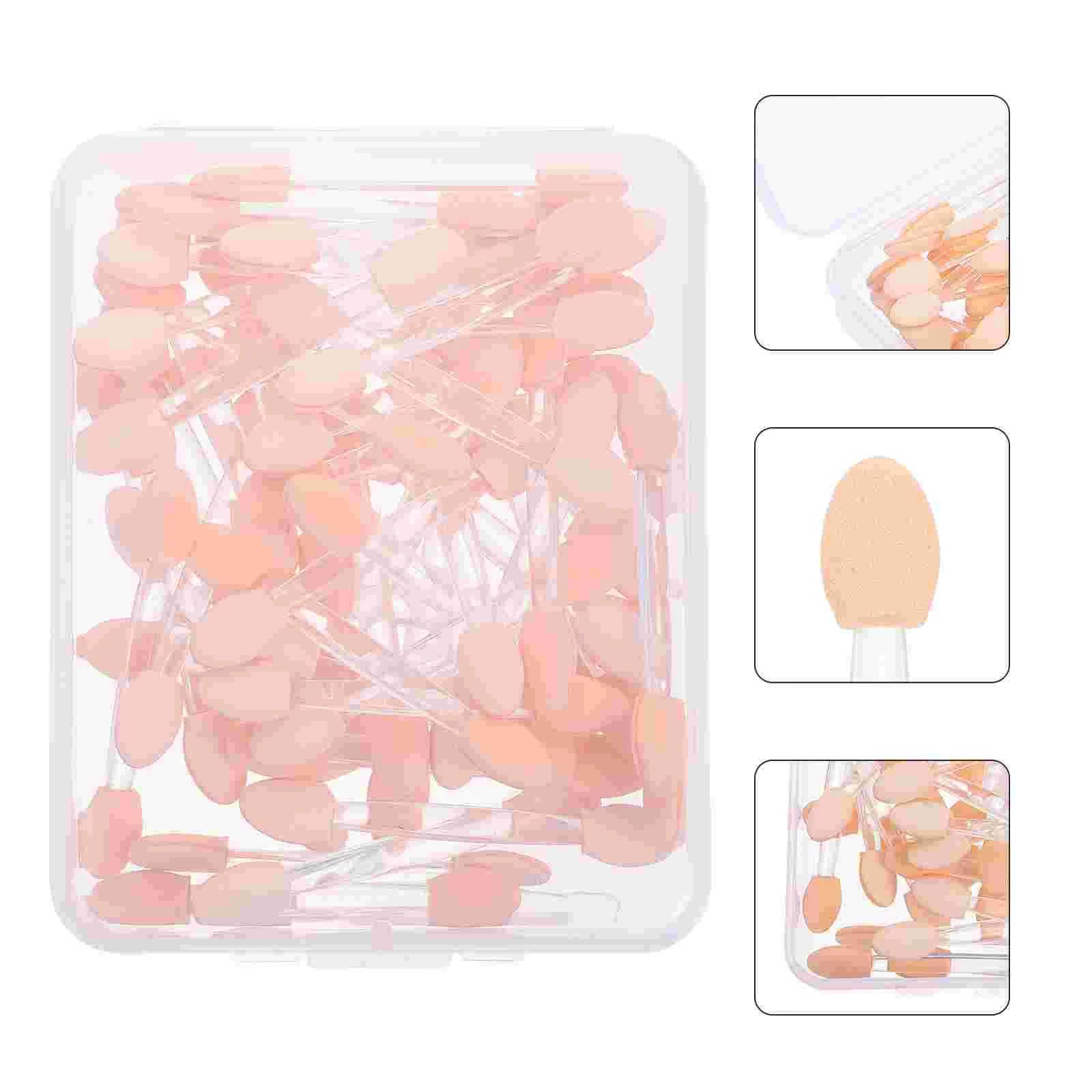 

Eyeshadow Brushes Makeup Eye Sponge Brush Dual Stick Applicators Ended Applicator Tool Rubber Shadow Tools Sided Sticks