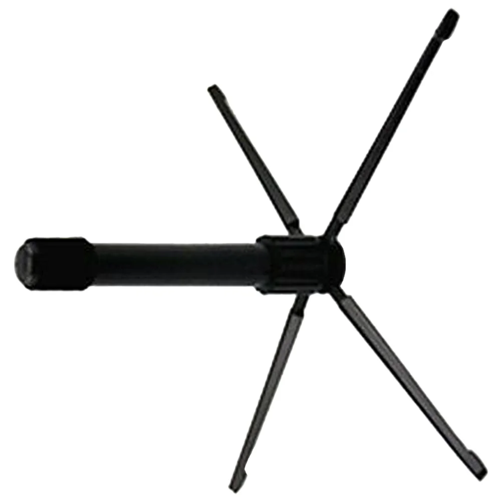 

Display Stand Instrument Folding Clarinet Flute Foldable Collection Metal Storage Holder