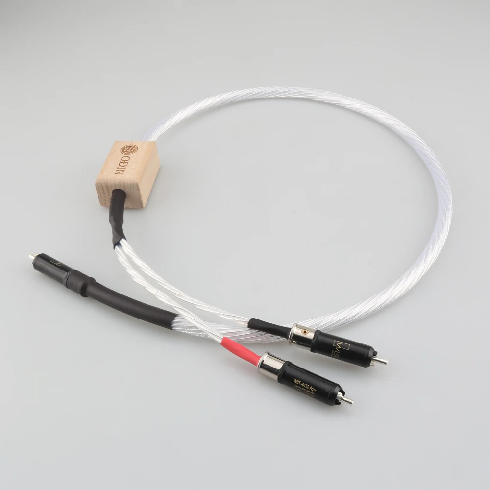 

Hi-End Odin Cable One RCA to Two RCAs Interconnect Single Line Audio Cable RCA Splitter Cable HIFI