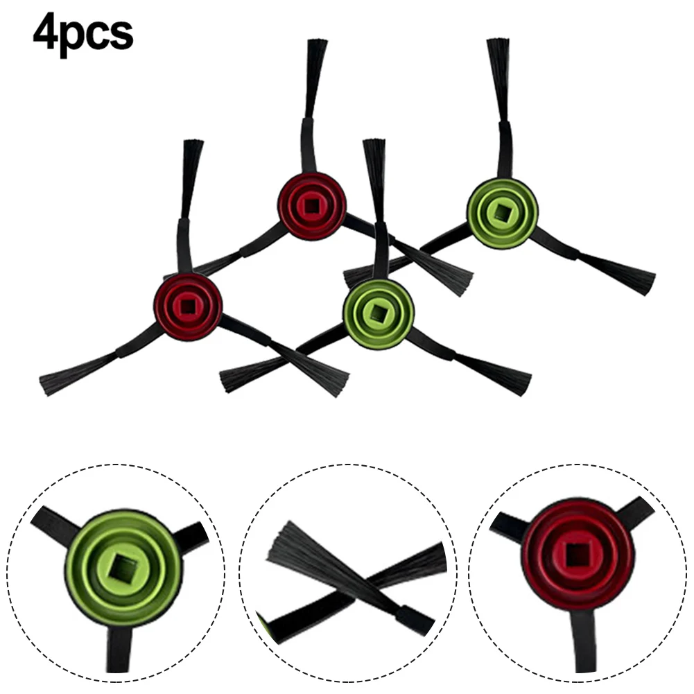 

4pcs Side Brush For T10s Robot Vacuum Cleaner Accessories Household Cleaning Power Tool Spare Parts Replacement