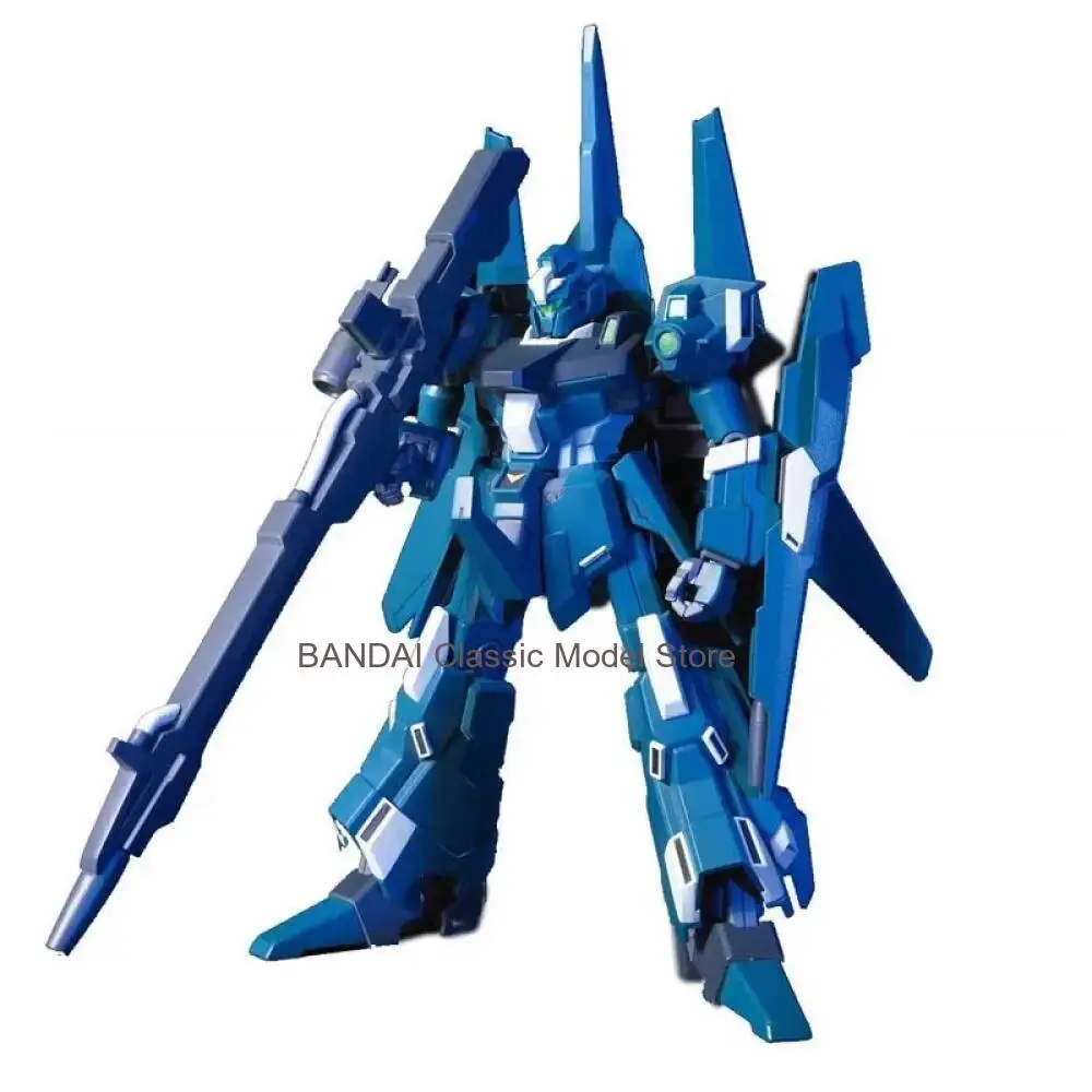 Фото Оригинальный набор для сборки модели Bandai Gundam HGUC 1/144 UNICORN RGZ-95C ReZEL Commander Type, аниме-фигурка, игрушка для мальчиков, подарок №3