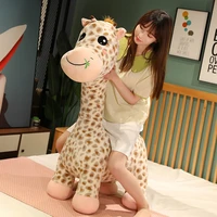 65cm new kawaii giraffe plush pillow cushiontoys high quality soft stuffed animals dolls kids girl baby birthday gift room decor