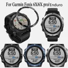 Металлический чехол с кольцом-ободком для Garmin Enduro Fenix 6X, защитный чехол для Garmin Fenix 6X Pro6X Band