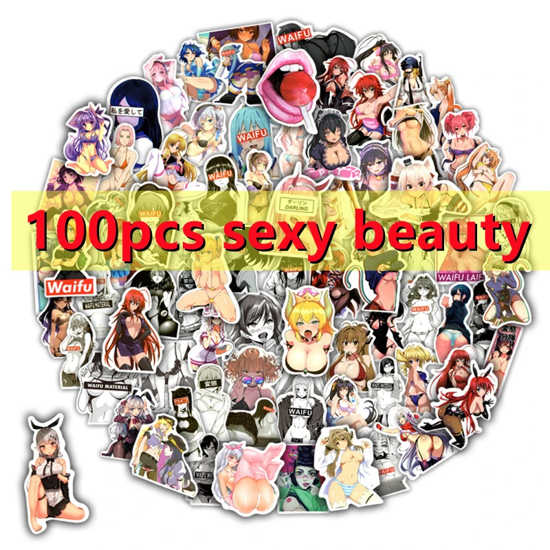 

30/50/100 Sexy Anime Bunny Girl Graffiti Stickers Gentleman Sticker Gifts for Children Kawaii