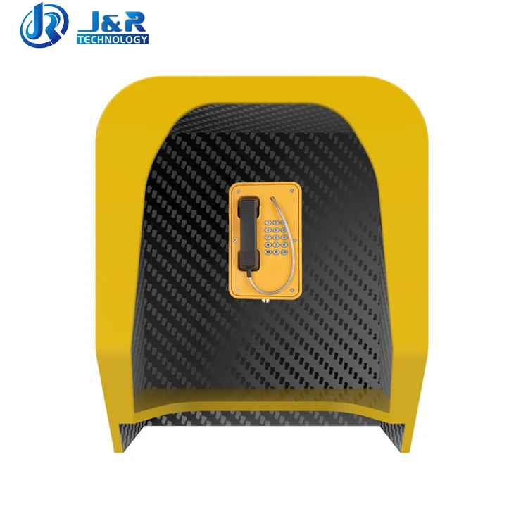 Звукоизолированная морская телефонная будка J&R JR-TH-01 с классом защиты IP66, шумоподавлением 23 дБ, вандалостойкая, антистатическая (art.: 3920dbadaecd8) - 3920dbadaecd8