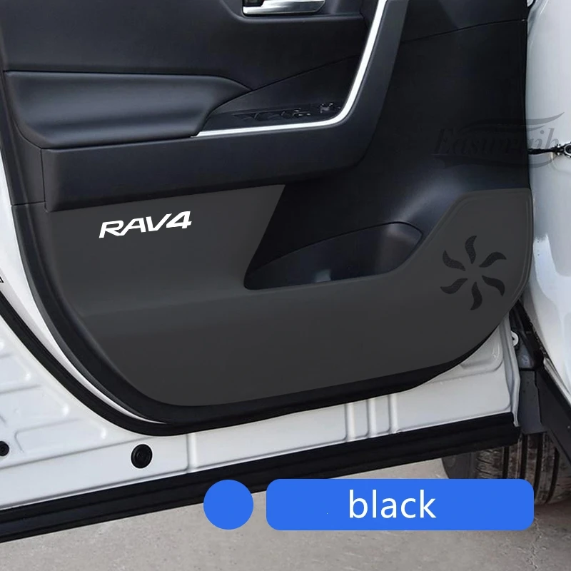 

Защитная крышка для автомобильной двери, коврик для защиты от ударов ногами, прокладка, прокладка для Toyota RAV4 RAV-4 2020, аксессуары для интерьера