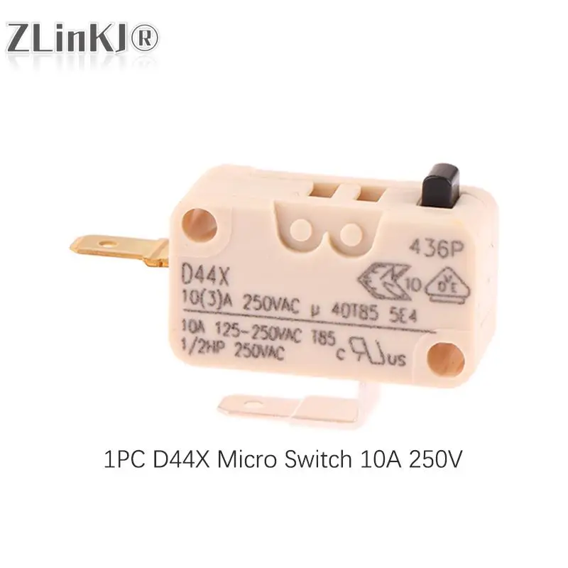 

1 шт. для микропереключателей D44X, 10A250V, клеммы, замена микропереключателя для аркадной кнопки Joysitch, короткий стебель