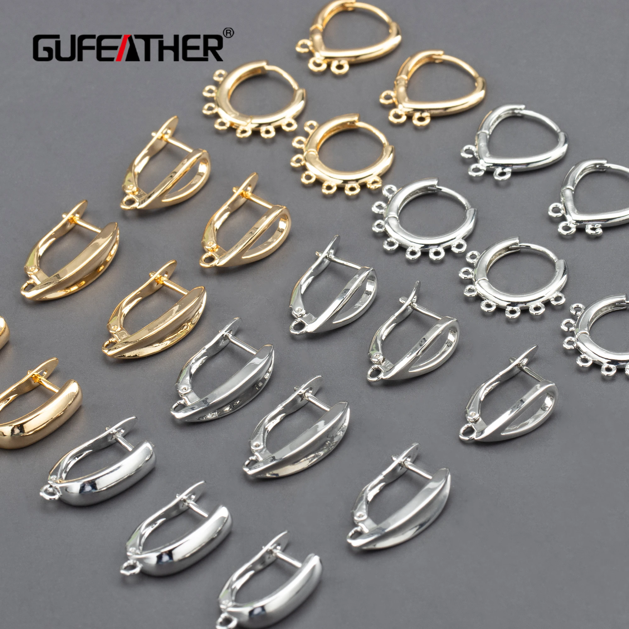 Аксессуары для ювелирных изделий GUFEATHER набор из 20 шт./лот изготовления без никеля