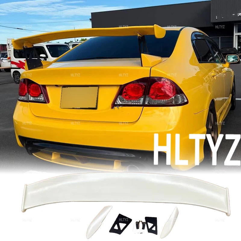 Фото Подходит для Honda Civic 8-го поколения (2006-2011), модель Civic FD2 TYPE-R, спойлер на багажник, декоративные элементы кузова, внешние аксессуары. №4