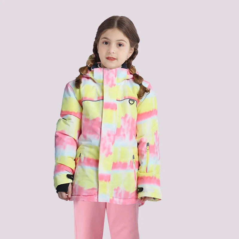 2022 Mountain Sport Baby Girl Ski Coats Waterproof Warm Children Snow Jackets Outdoor Kids  Outerwear Hooded Windproof Clothes