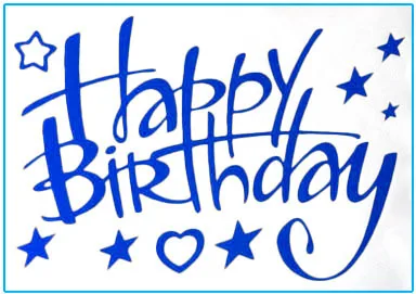 

Набор наклеек для декора шаров на день рождения