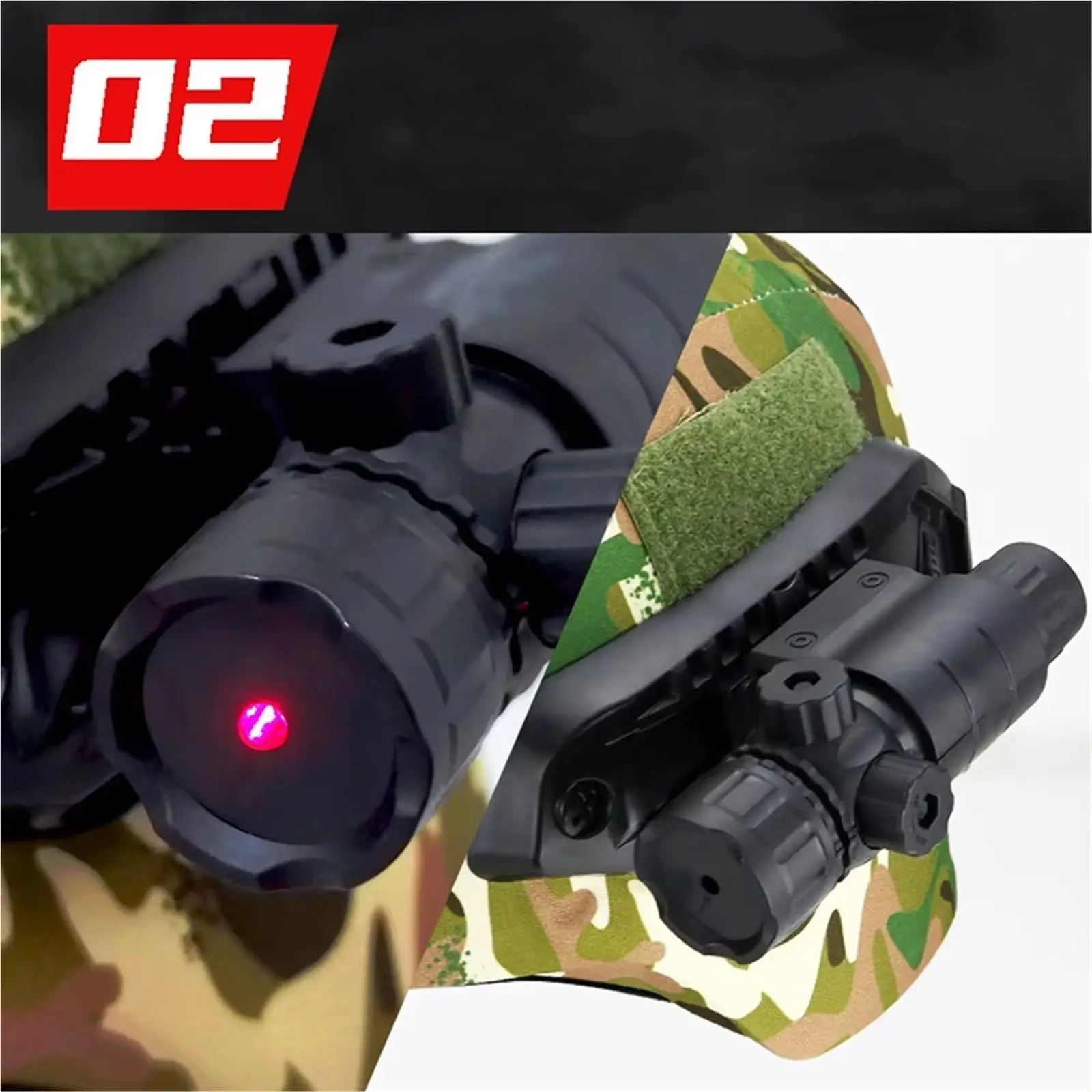 Фото Детский тактический шлем с моделью GPNVG-18 NVG, очками для страйкбола, маской, батарейным отсеком, фонариком, комплект для военного косплея №4