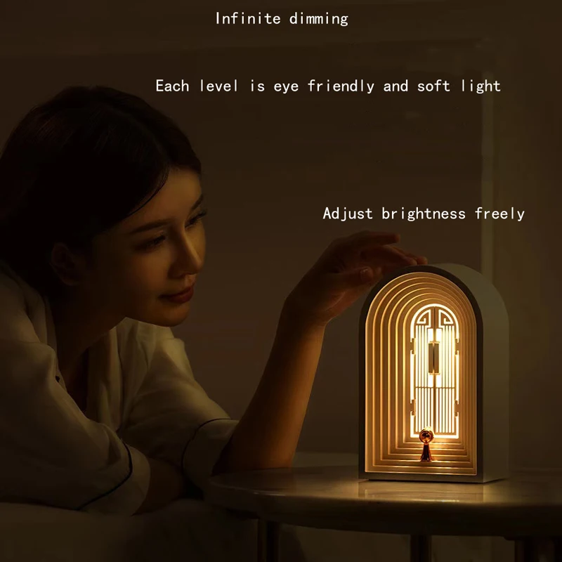 Креативная Скандинавская Bluetooth-колонка настольная лампа украшение для кровати