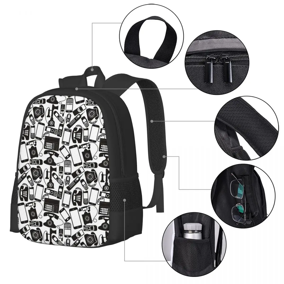 PHONE EVOLUTION Backpack for Girls Boys Travel RucksackBackpacks for Teenage school bag