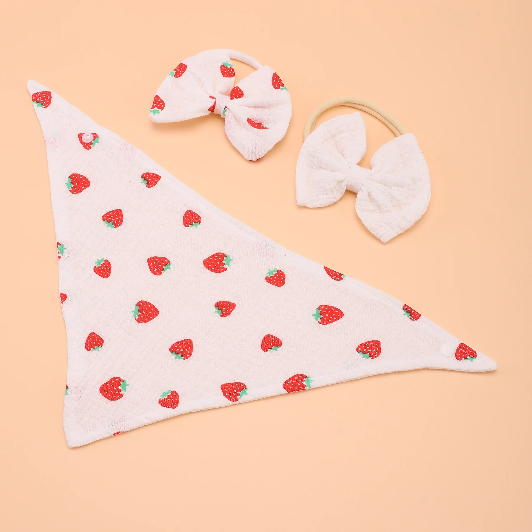 3 шт./комплект Детские банданы-Слюнявчики из хлопка и Марли