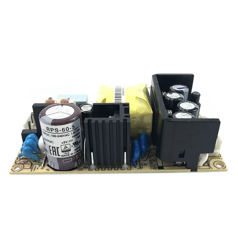 Импульсный источник питания MEAN WELL PCB медицинского типа серии RPS-60 с одним выходом