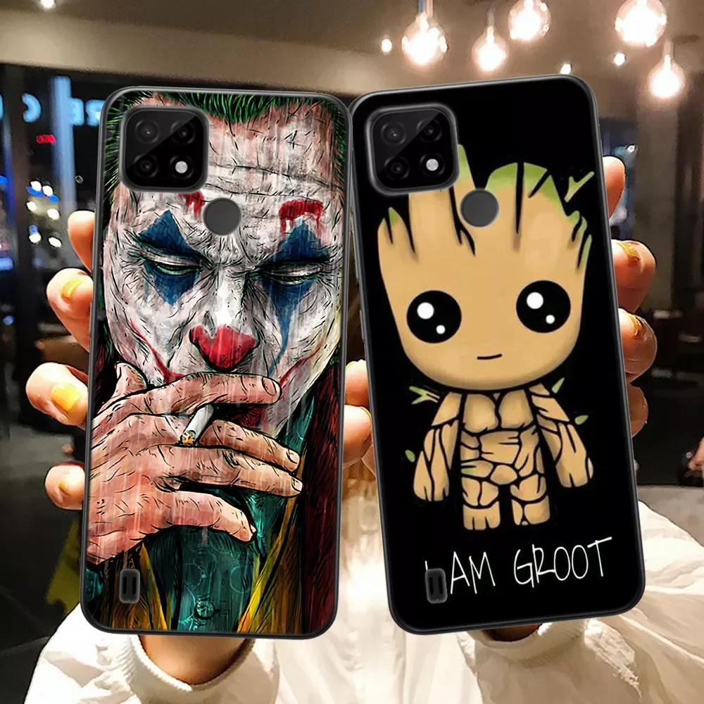 

8 Case Cover for Realme 7 6 Pro C21 C21Y C15 C11 2021 C12 C25Y C25 C3 Narzo 30A Cartoon Funda Silicone Soft Bumper