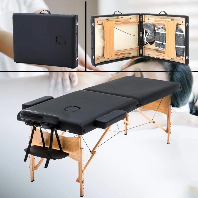 

lit massage pliable 28 Inches Wide Height Adjustable Portable Folding Kids Massage Table Spa Massage Bed