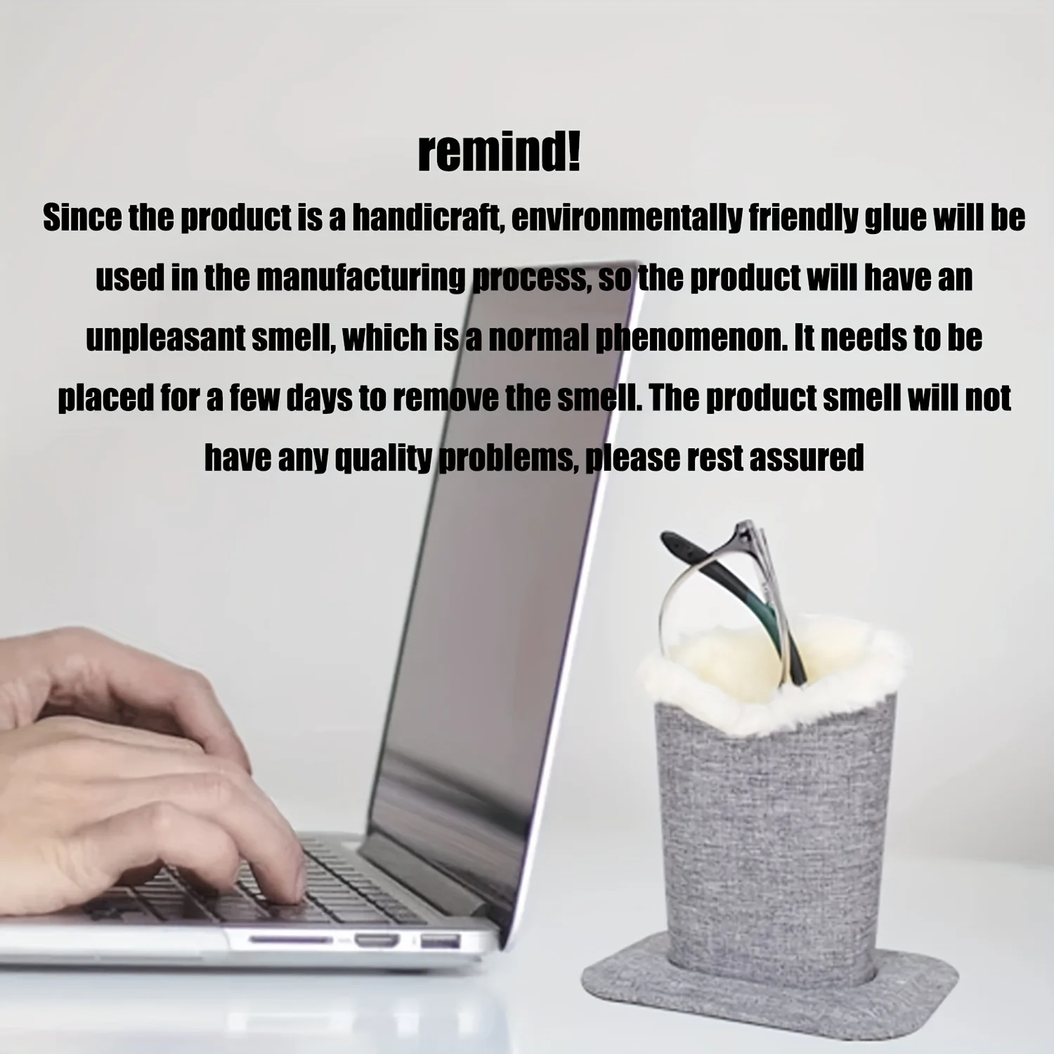 Стильный держатель для очков с тиснением личи — мягкая плюшевая подкладка