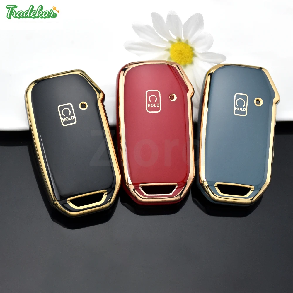 3/4/5 кнопочный чехол для автомобильного ключа из ТПУ Kia Telluride SX 2021 Sportage R 2022 2023 K5 GT Line