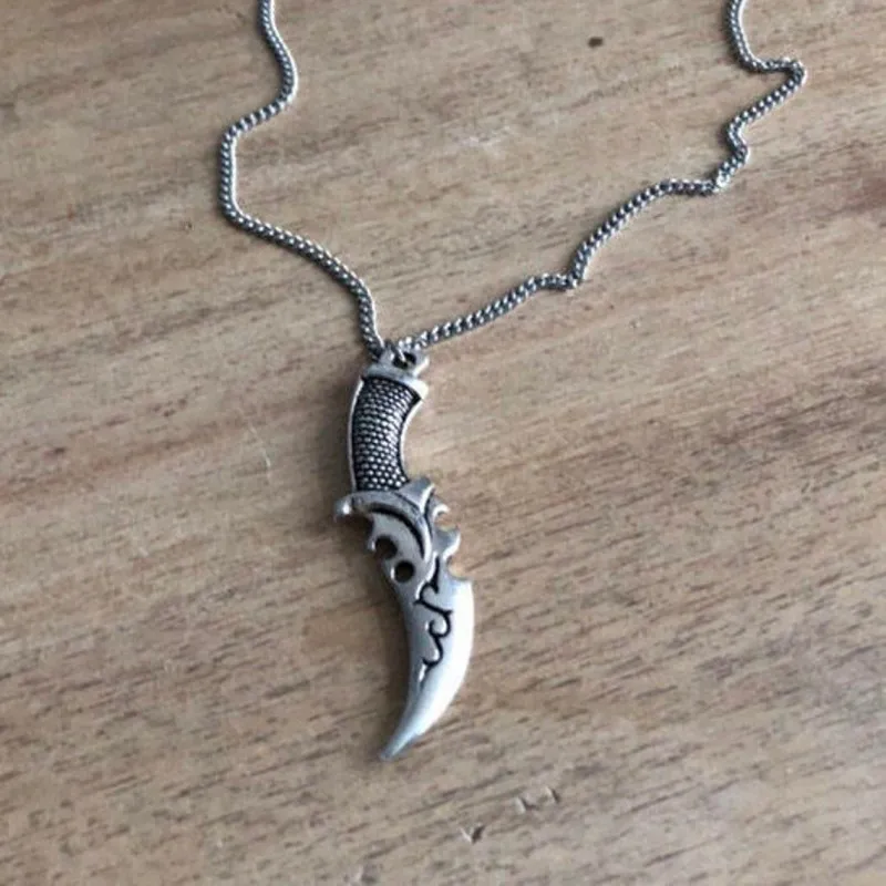 Модный нож викингов меч кинжал подвеска цепочка ожерелье для мужчин друзей панк