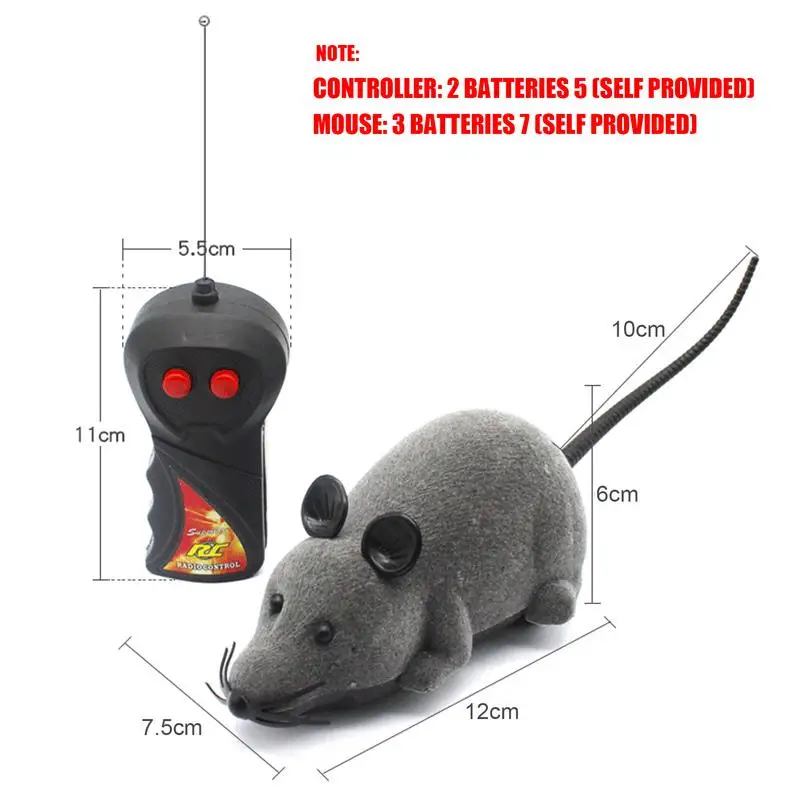 Remote Control Mouse Mouse Interactive Cat Toys Wireless Electronic Mouse A Better Gift For Your Cats Dogs Pets Children And images - 6