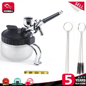 Аэрограф чистящий горшок стабилизатор высокое качество стеклянная банка спрей ручкаНабор для очистки опциональный держатель бутылки станция для краски фильтр