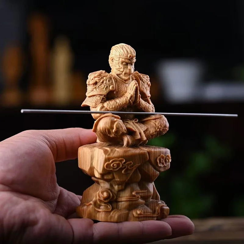 

Фигурка Короля Обезьян QIANFANEIVES из дерева